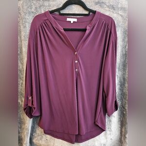 Business casual top. Purple. 3xl.